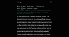 Desktop Screenshot of ferragamobeltmen.portfolik.com